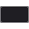 vidaXL Protecci&oacute;n salpicaduras cocina vidrio templado negro 70x40 cm