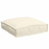 vidaXL Coj&iacute;n 2 pcs Crema 40 x 40 x 8 cm Tela Oxford