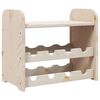 vidaXL Botellero con tablero superior madera maciza pino 43x25x37 cm