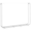 vidaXL Le&ntilde;ero acero galvanizado 200x25x150 cm
