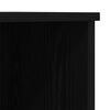 vidaXL Highboard con cajón Roble Negro 132 x 35.5 x 103.5 cm