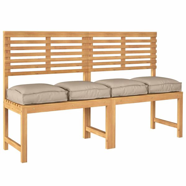 vidaXL Coj&iacute;n 4 pcs Taup&eacute; 40 x 40 x 8 cm Tela Oxford