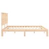 vidaXL Estructura de cama sin colch&oacute;n madera maciza de pino 200x200 cm