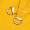 vidaXL Toldo de vela rectangular HDPE amarillo 160 g/m² 3,5x5 m
