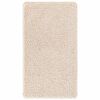 vidaXL Alfombrilla de ba&ntilde;o antideslizante Crema 70 x 120 cm PP