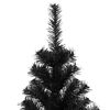 vidaXL Árbol de Navidad con 300 LED con soporte Negro 240 cm PVC