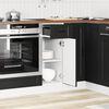 vidaXL Mueble bajo de cocina&nbsp;Porto madera contrachapada negro