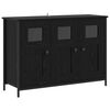 vidaXL Aparador Roble Negro 100 x 35 x 70 cm Madera de ingenier&iacute;a
