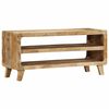 vidaXL Mueble de TV madera maciza de mango rugosa 105x46x32 cm