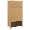 vidaXL Armario Marr&oacute;n miel 84 x 50 x 170 cm Madera de Pino Macizo
