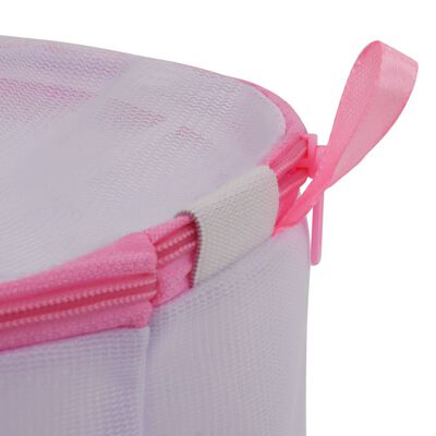 Taxi Adicto micro vidaXL Set de bolsas para la lavadora 3 piezas blanco y rosa | vidaXL.es