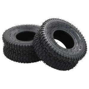 vidaXL Neum&aacute;ticos para carretilla 2 unidades caucho 15x6.00-6 4PR