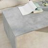vidaXL Mesa de Caf&eacute; Gris Concreto 95 x 50 x 34 cm Madera de ingenier&iacute;a