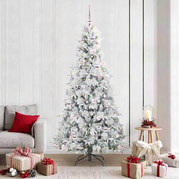 vidaXL &Aacute;rbol de Navidad artificial con ramas articuladas 210 cm