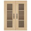 vidaXL Armario de pared madera ingenier&iacute;a roble Sonoma 69,5x34x90 cm