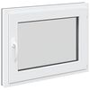 vidaXL Ventana de s&oacute;tano RISOR 80 x 50 cm PVC y vidrio Gris antracita