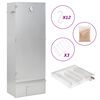 vidaXL Horno ahumador de BBQ con generador humo fr&iacute;o acero galvanizado