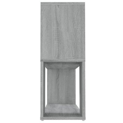 vidaXL Estantería de madera contrachapada gris Sonoma 100x24x63 cm