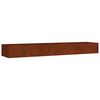 vidaXL Jardinera acero corten 360x80x40 cm
