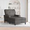 vidaXL Sill&oacute;n reclinable Negro 91 x 157 x 91 cm Cuero sint&eacute;tico