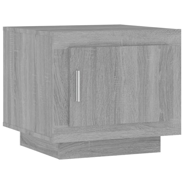 vidaXL Mesa de centro madera de ingenier&iacute;a gris Sonoma 51x50x45 cm