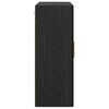vidaXL Armario de pared Roble Negro 69,5 x 34 x 90 cm