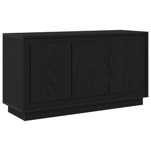 vidaXL Vitrina Roble Negro 102 x 35 x 55 cm Madera contrachapada