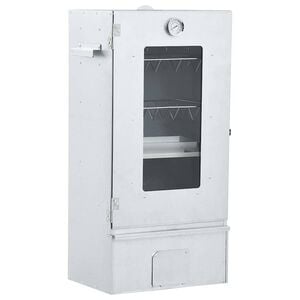 vidaXL Horno ahumador barbacoa 1 kg de virutas de madera 44,5x29x83 cm