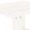 vidaXL Mesa auxiliar de jard&iacute;n madera maciza pino blanco 40x38x28,5 cm