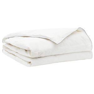 vidaXL Edred&oacute;n FULDA 137 x 200 cm Verano 100 GSM 90% plum&oacute;n de ganso