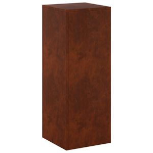 vidaXL Soporte de plantas Oxidado 30 x 30 x 80 cm Acero oxidado