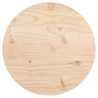 vidaXL Tablero de mesa redondo madera maciza de pino Ø30x3 cm