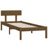 vidaXL Estructura cama individual sin colch&oacute;n madera pino marr&oacute;n miel