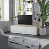 vidaXL Mueble para TV madera contrachapada blanco y roble 120x34x30 cm