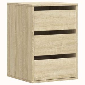 vidaXL Cajonera de esquina madera ingenier&iacute;a roble Sonoma 40x41x58 cm