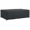 vidaXL Funda para muebles Liso Negro 300 x 200 x 90 cm 600D