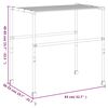 vidaXL Tendedero de ropa aluminio 83x(50-55)x(40-85) cm