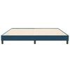 vidaXL Estructura cama sin colch&oacute;n terciopelo azul oscuro 200x220 cm