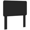 vidaXL Cabecero Roble Negro Madera contrachapada