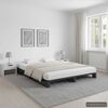 vidaXL Estructura de cama de palets madera maciza pino gris 120x200 cm