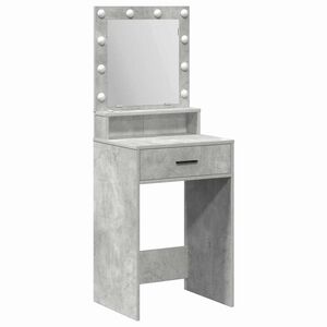 vidaXL Mesa Tocador Gris Concreto 50 x 41 x 135 cm