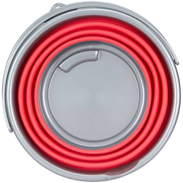 Abbey Camp Cubo plegable 15 L rojo coral 21WL-KOG-Uni