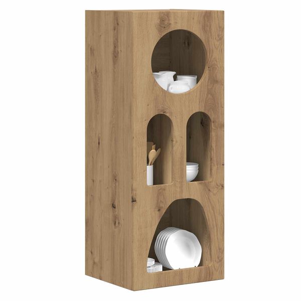 vidaXL Aparador Roble artesanal 40 x 35 x 100.5 cm