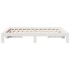 vidaXL Estructura de cama sin colch&oacute;n madera maciza de pino 160x200 cm