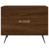 vidaXL Mesa de centro madera de ingeniería roble marrón 50x50x40 cm