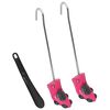 vidaXL Ensanchadores de botas con horma pl&aacute;stico rosa EU 34-40
