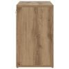 vidaXL Armario Zapatero con estante Roble artesanal 77,5 x 30 x 51 cm
