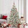 vidaXL &Aacute;rbol de Navidad artificial Verde y 180 cm PVC y Metal