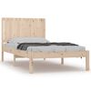 vidaXL Estructura de cama sin colch&oacute;n madera maciza de pino 100x200 cm