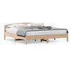 vidaXL Estructura de cama sin colch&oacute;n madera maciza de pino 180x200 cm